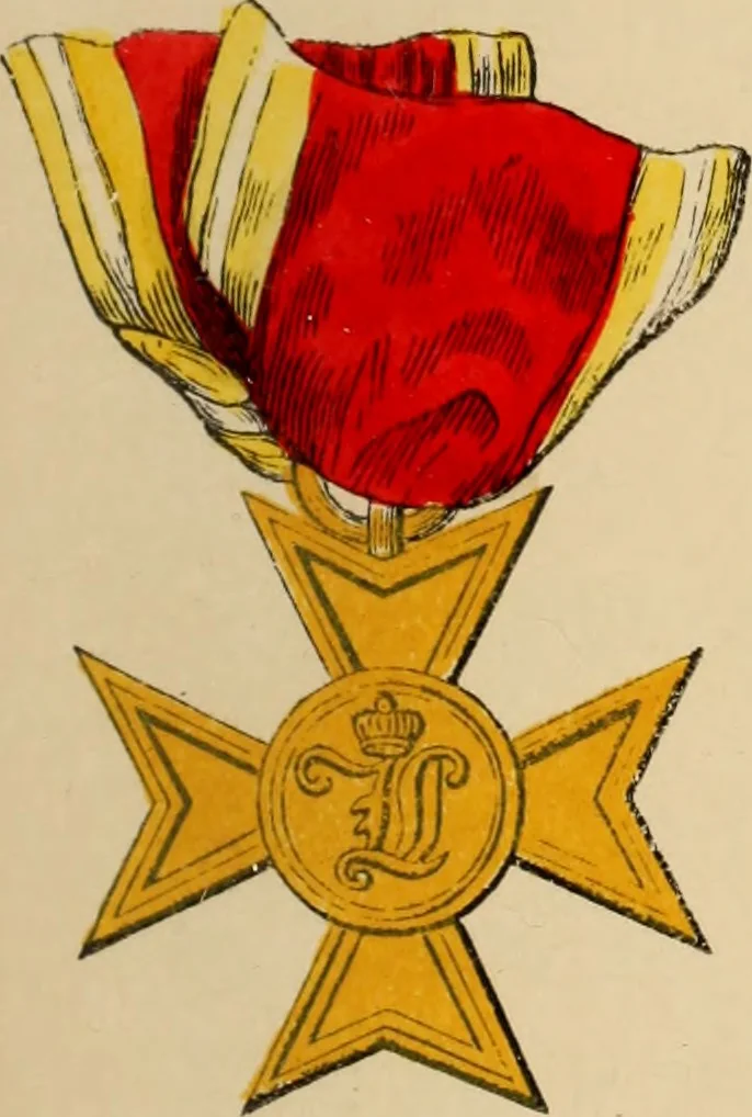 An illustration from The book of orders of knighthood and decorations of honour of all nations ..., 1858, leaf 86