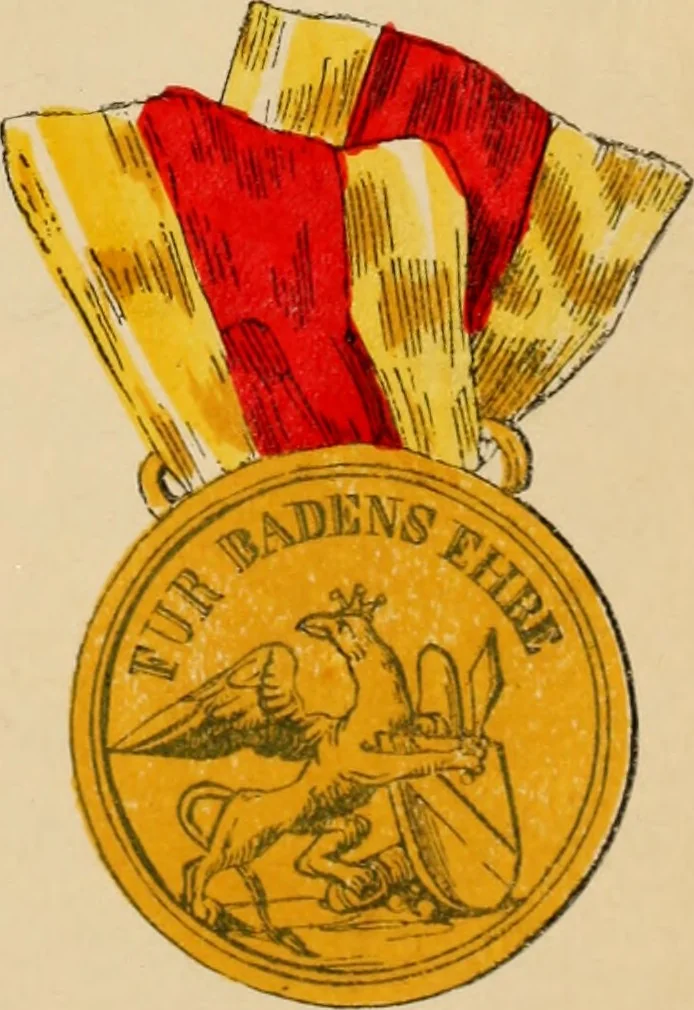 An illustration from The book of orders of knighthood and decorations of honour of all nations ..., 1858, leaf 86