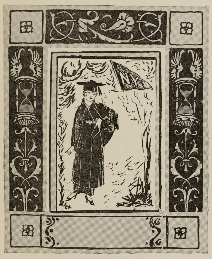 An illustration from A book of original parties, 1925, leaf 113