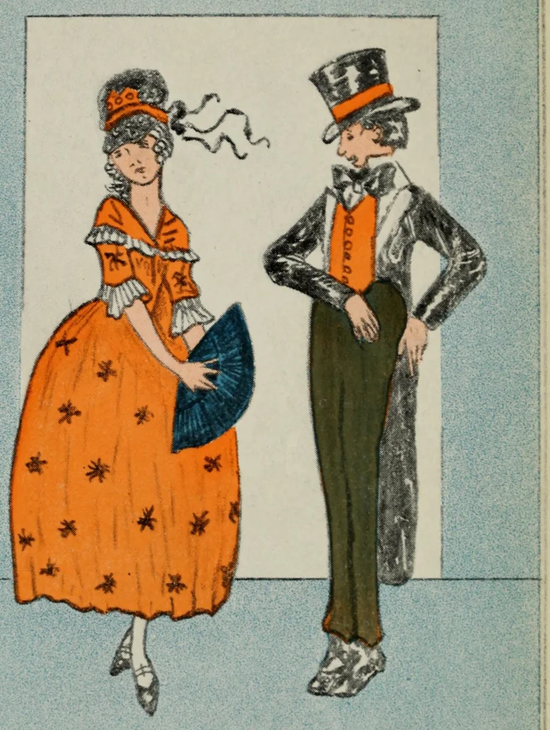 An illustration from A book of original parties, 1925, leaf 6