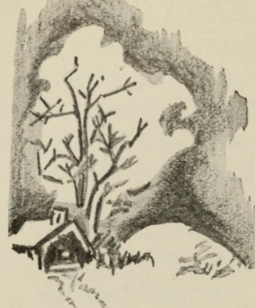 An illustration from A book of original parties, 1925, leaf 92
