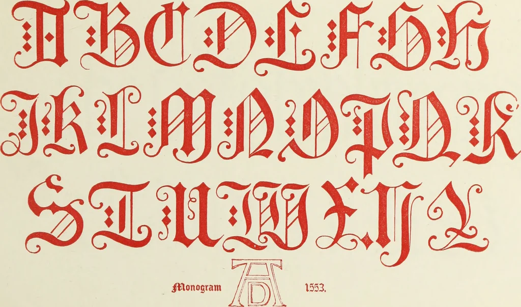 An illustration from The book of ornamental alphabets, ancient and mediaeval, from the eighth century, with numerals; including Gothic; church text, large and small; German arabesque; initials for illumination, monograms, crosses, etc., for the use of architectural and engineering draughtsmen, masons, decorative painters, lithographers, engravers, carvers, etc. etc., 1863, leaf 72