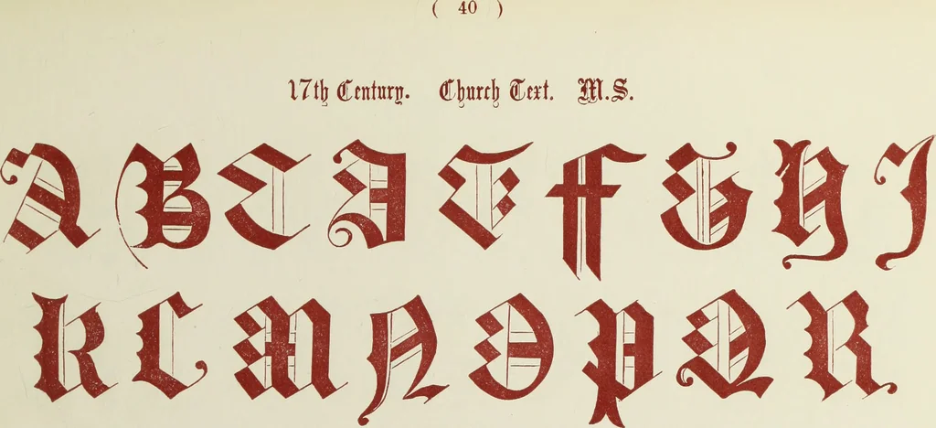 An illustration from The book of ornamental alphabets, ancient and mediaeval, from the eighth century, with numerals; including Gothic; church text, large and small; German arabesque; initials for illumination, monograms, crosses, etc., for the use of architectural and engineering draughtsmen, masons, decorative painters, lithographers, engravers, carvers, etc. etc., 1863, leaf 88