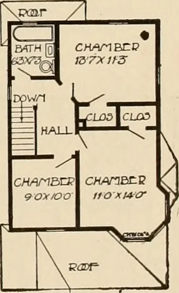 An illustration from Book of plans / Chicago House Wrecking Co., 1913, leaf 10