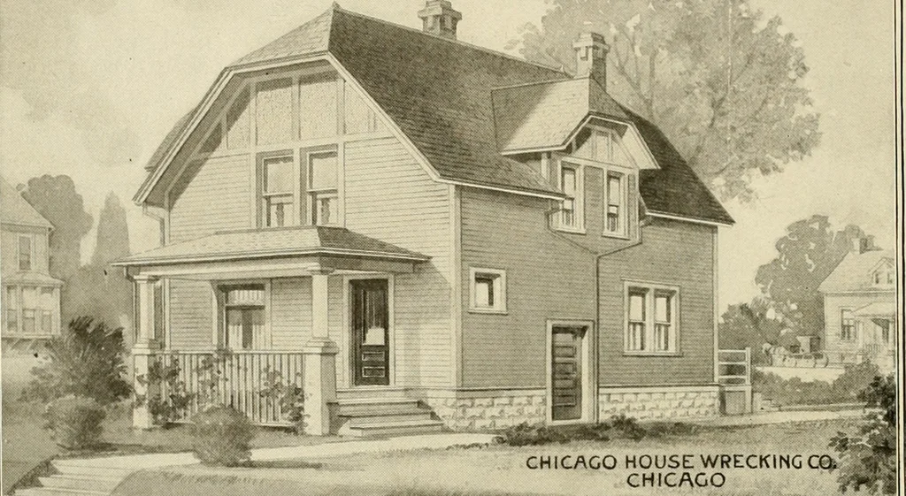 An illustration from Book of plans / Chicago House Wrecking Co., 1913, leaf 11