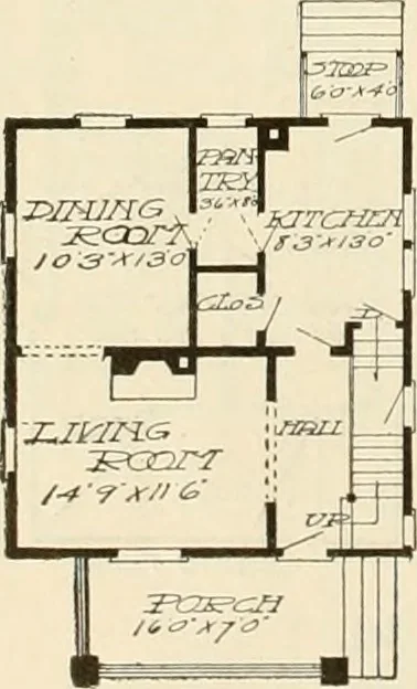 An illustration from Book of plans / Chicago House Wrecking Co., 1913, leaf 11