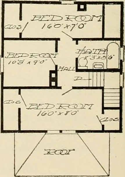 An illustration from Book of plans / Chicago House Wrecking Co., 1913, leaf 11