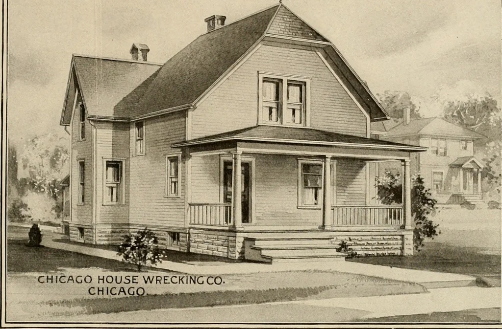 An illustration from Book of plans / Chicago House Wrecking Co., 1913, leaf 12