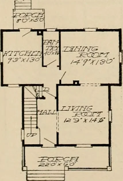 An illustration from Book of plans / Chicago House Wrecking Co., 1913, leaf 12