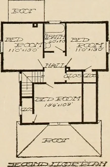 An illustration from Book of plans / Chicago House Wrecking Co., 1913, leaf 12