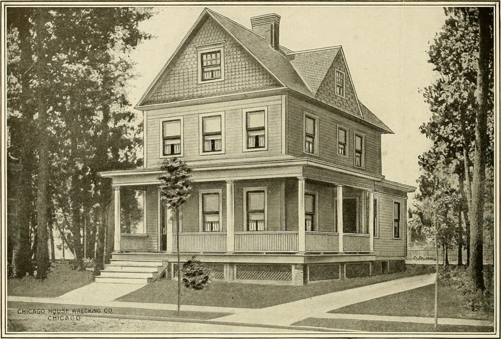 An illustration from Book of plans / Chicago House Wrecking Co., 1913, leaf 13