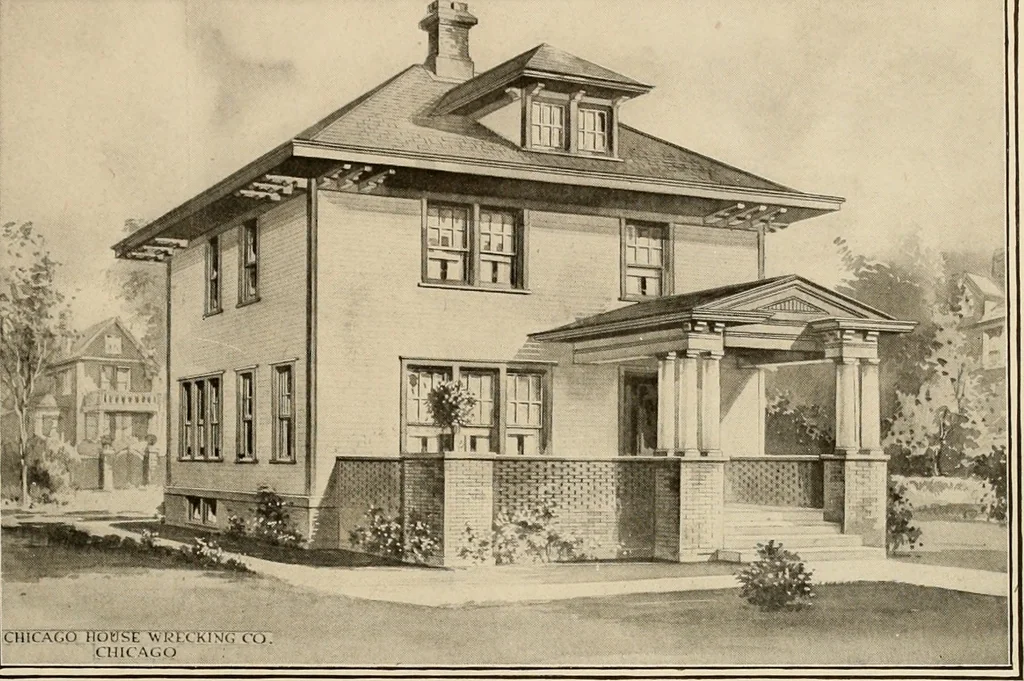 An illustration from Book of plans / Chicago House Wrecking Co., 1913, leaf 14
