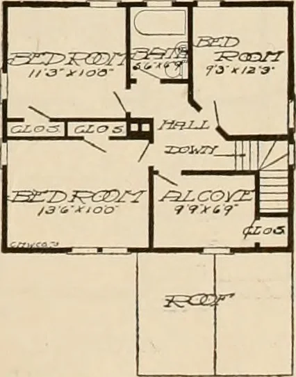 An illustration from Book of plans / Chicago House Wrecking Co., 1913, leaf 14