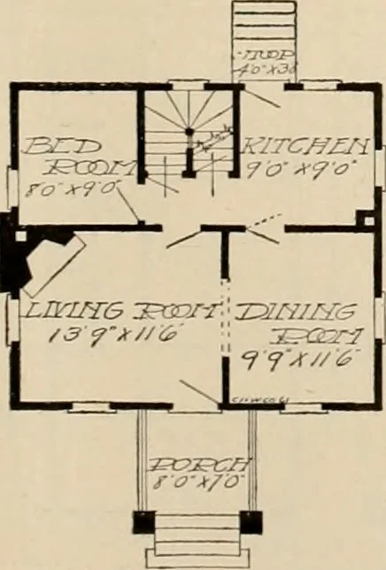 An illustration from Book of plans / Chicago House Wrecking Co., 1913, leaf 16