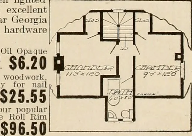 An illustration from Book of plans / Chicago House Wrecking Co., 1913, leaf 16