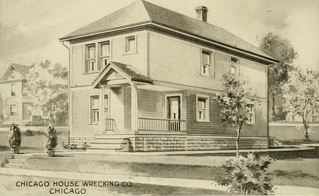 An illustration from Book of plans / Chicago House Wrecking Co., 1913, leaf 17