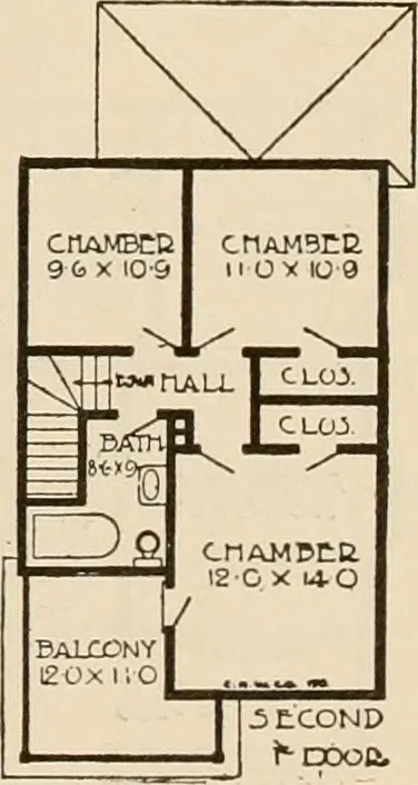 An illustration from Book of plans / Chicago House Wrecking Co., 1913, leaf 18