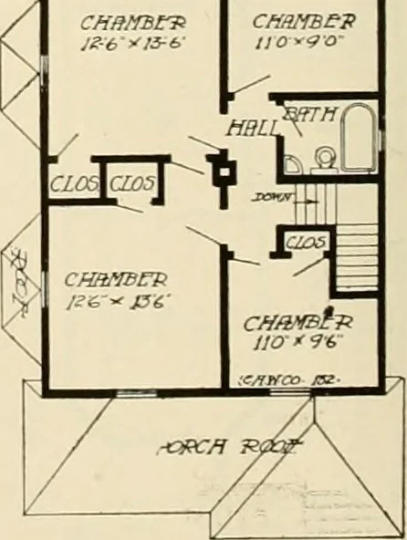 An illustration from Book of plans / Chicago House Wrecking Co., 1913, leaf 19