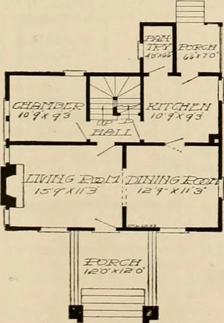 An illustration from Book of plans / Chicago House Wrecking Co., 1913, leaf 20