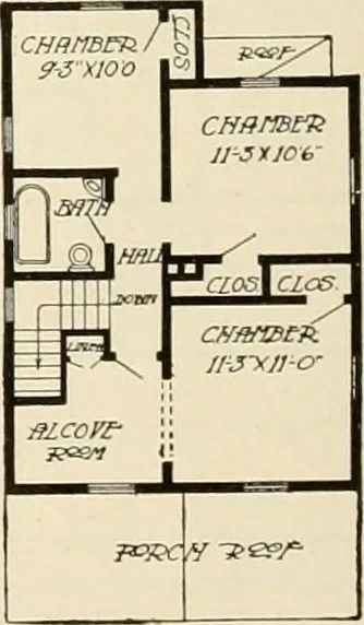 An illustration from Book of plans / Chicago House Wrecking Co., 1913, leaf 21