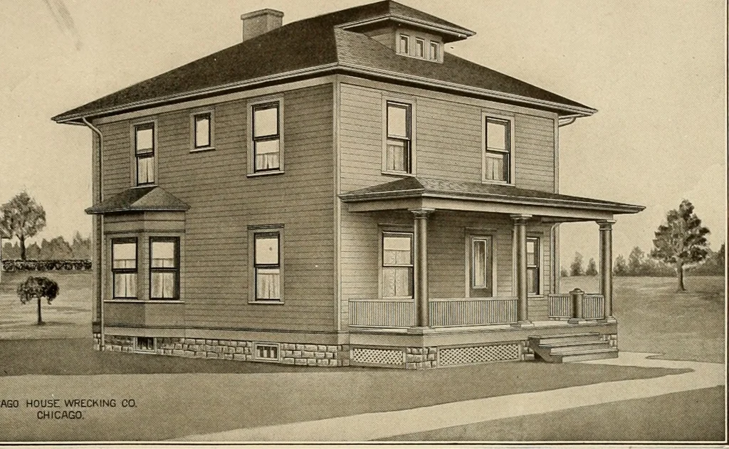 An illustration from Book of plans / Chicago House Wrecking Co., 1913, leaf 24