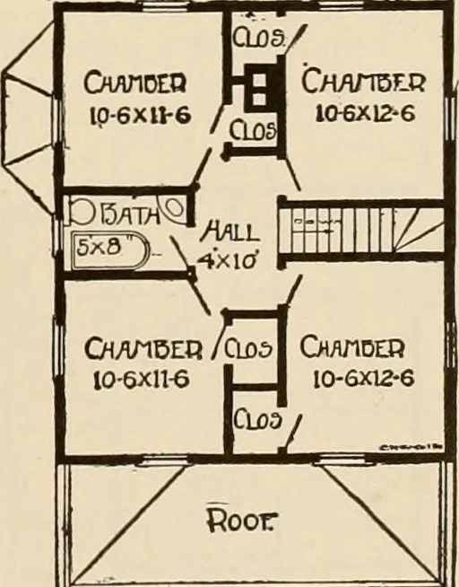 An illustration from Book of plans / Chicago House Wrecking Co., 1913, leaf 24