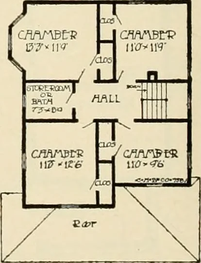 An illustration from Book of plans / Chicago House Wrecking Co., 1913, leaf 25