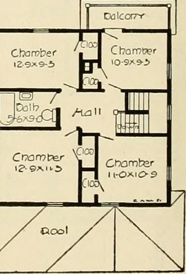 An illustration from Book of plans / Chicago House Wrecking Co., 1913, leaf 27
