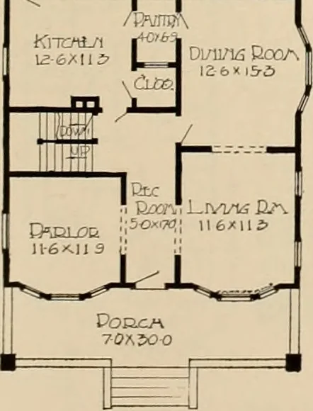 An illustration from Book of plans / Chicago House Wrecking Co., 1913, leaf 28