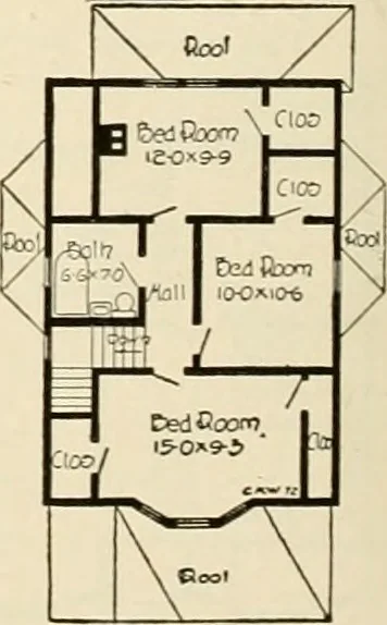 An illustration from Book of plans / Chicago House Wrecking Co., 1913, leaf 29