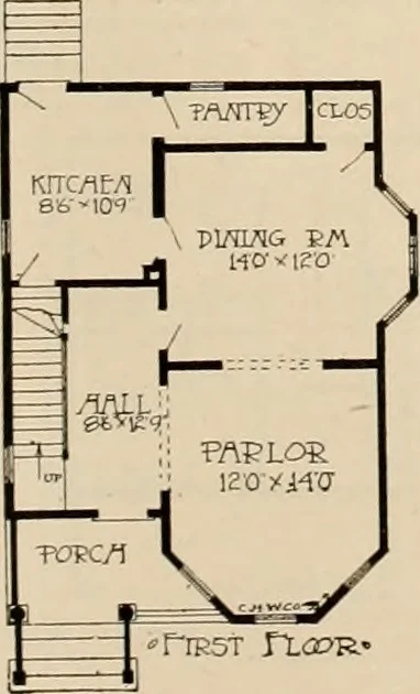 An illustration from Book of plans / Chicago House Wrecking Co., 1913, leaf 30