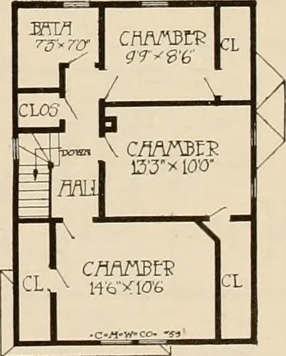 An illustration from Book of plans / Chicago House Wrecking Co., 1913, leaf 30