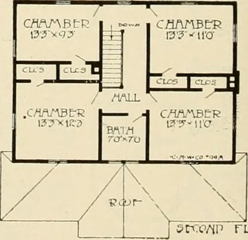 An illustration from Book of plans / Chicago House Wrecking Co., 1913, leaf 31