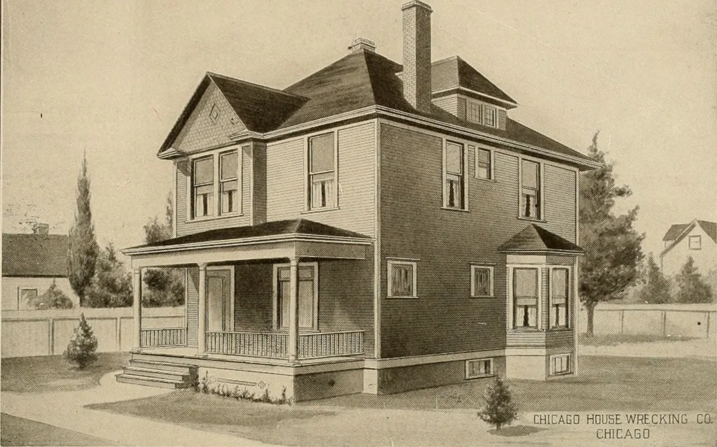 An illustration from Book of plans / Chicago House Wrecking Co., 1913, leaf 32