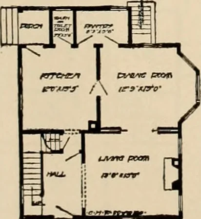 An illustration from Book of plans / Chicago House Wrecking Co., 1913, leaf 32