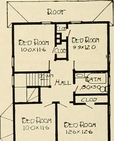 An illustration from Book of plans / Chicago House Wrecking Co., 1913, leaf 33