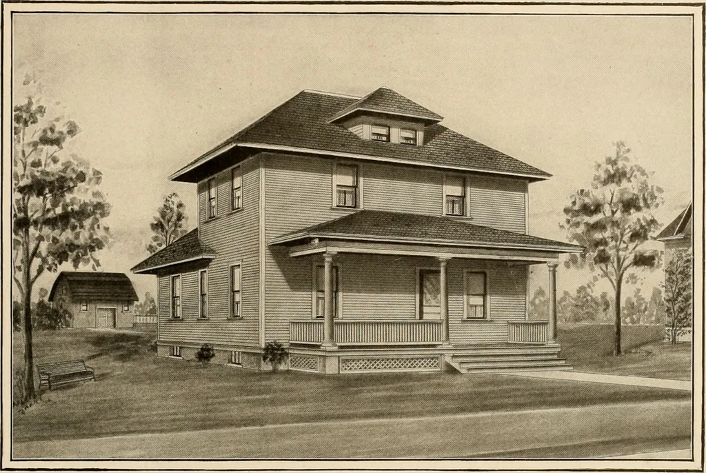 An illustration from Book of plans / Chicago House Wrecking Co., 1913, leaf 34