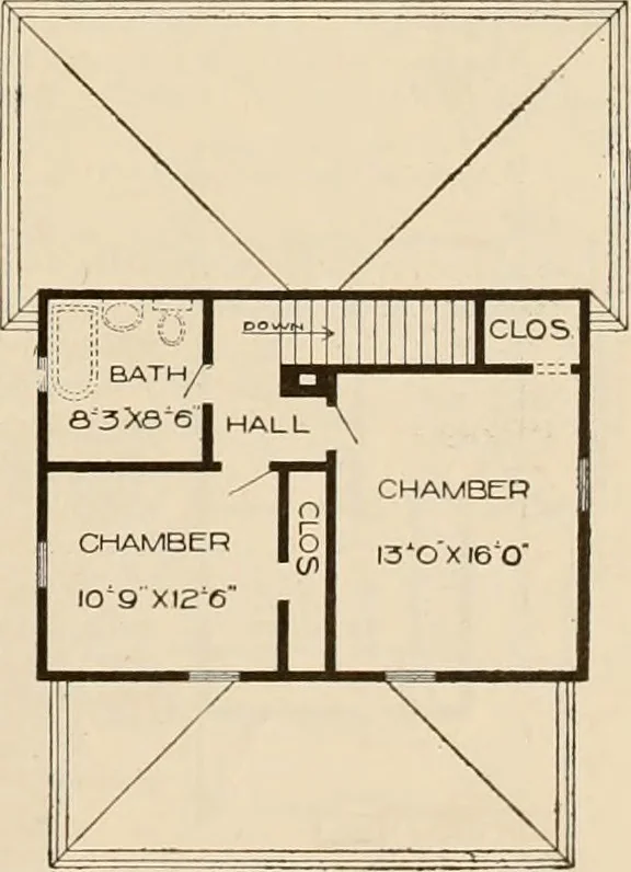 An illustration from Book of plans / Chicago House Wrecking Co., 1913, leaf 34
