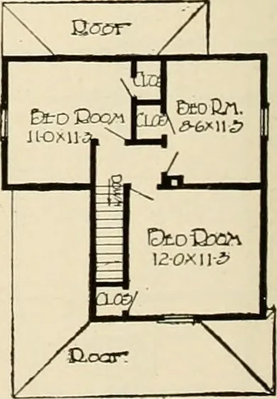 An illustration from Book of plans / Chicago House Wrecking Co., 1913, leaf 35