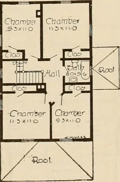 An illustration from Book of plans / Chicago House Wrecking Co., 1913, leaf 36