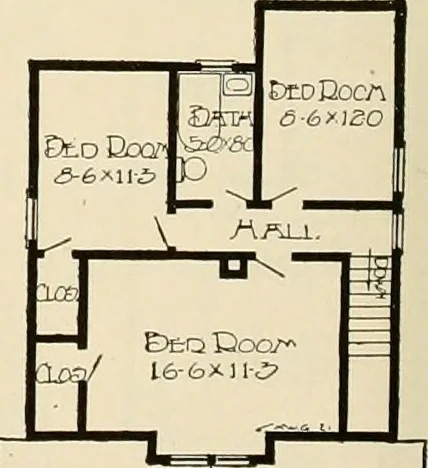 An illustration from Book of plans / Chicago House Wrecking Co., 1913, leaf 37