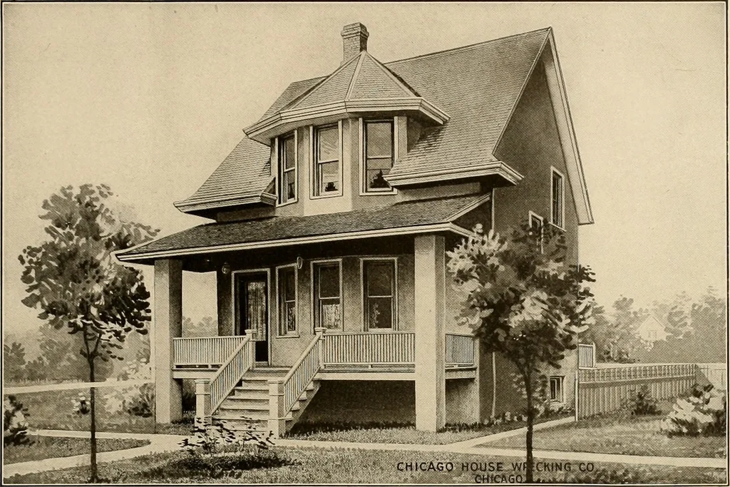 An illustration from Book of plans / Chicago House Wrecking Co., 1913, leaf 38