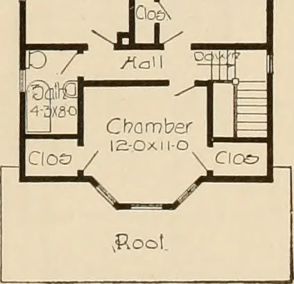 An illustration from Book of plans / Chicago House Wrecking Co., 1913, leaf 38