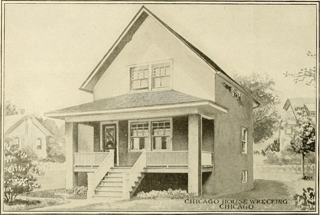 An illustration from Book of plans / Chicago House Wrecking Co., 1913, leaf 39