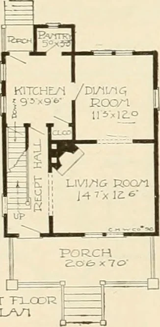 An illustration from Book of plans / Chicago House Wrecking Co., 1913, leaf 39