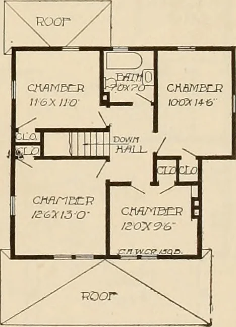 An illustration from Book of plans / Chicago House Wrecking Co., 1913, leaf 42