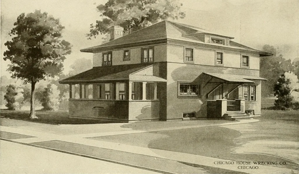 An illustration from Book of plans / Chicago House Wrecking Co., 1913, leaf 43