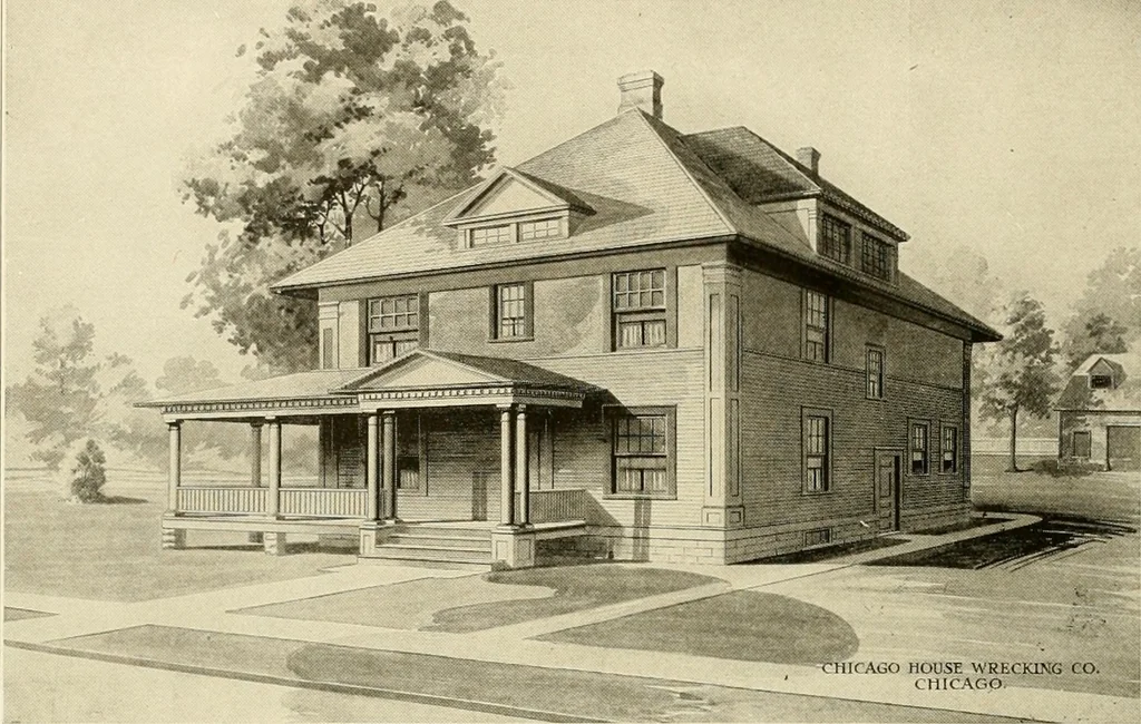 An illustration from Book of plans / Chicago House Wrecking Co., 1913, leaf 45