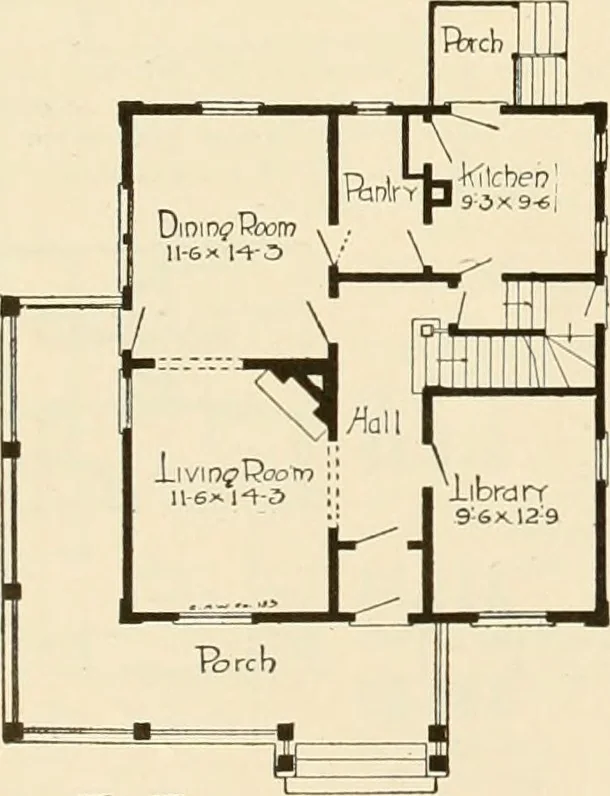 An illustration from Book of plans / Chicago House Wrecking Co., 1913, leaf 45