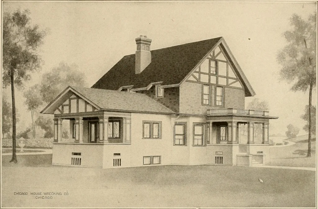 An illustration from Book of plans / Chicago House Wrecking Co., 1913, leaf 46